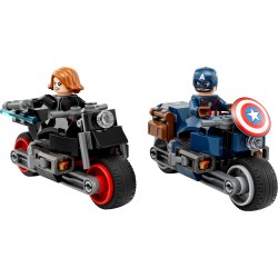 LEGO Marvel Super Heroes Motociclette di Black Widow e Captain America
