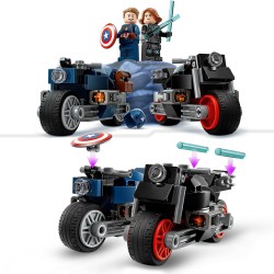 LEGO Marvel Super Heroes Marvel 76260 Les Motos de Black Widow et de Captain America