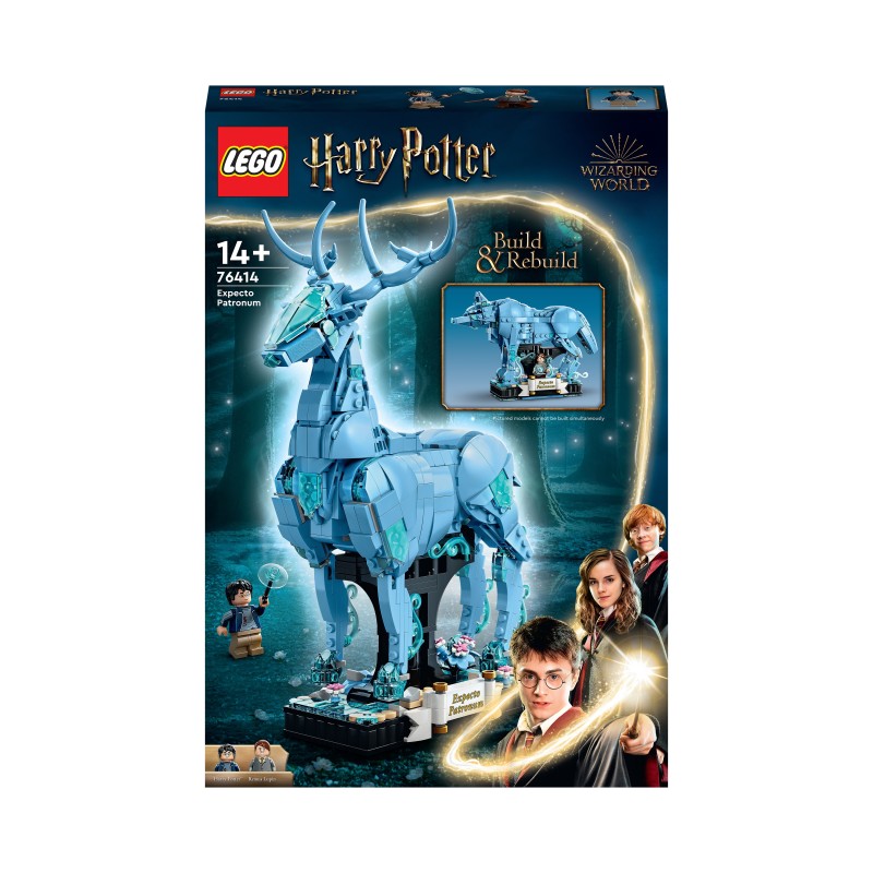 LEGO Harry Potter 76414 Expecto Patronum, Set 2-en-1 de Figuras