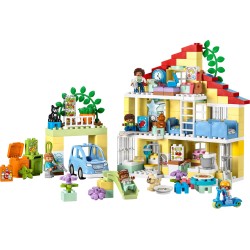 LEGO 10994 DUPLO Casa de Muñecas 3en1, Juguete Educativo con Coche