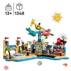 LEGO 41737 Friends Parque de Atracciones en la Playa Juguete de Construcción Avanzada