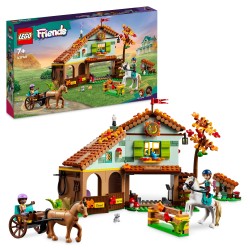 LEGO 41745 Friends Establo de Autumn, Caballos de Juguete para Niñas y Niños