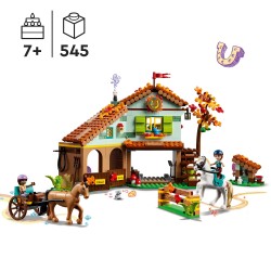 LEGO 41745 Friends Establo de Autumn, Caballos de Juguete para Niñas y Niños