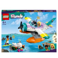 LEGO 41752 Friends Avión de Rescate Marítimo con Animales Marinos de Juguete