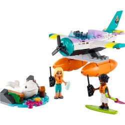 LEGO 41752 Friends Avión de Rescate Marítimo con Animales Marinos de Juguete