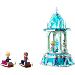 LEGO 43218 Disney Frozen Tiovivo Mágico de Anna y Elsa con Mini Muñecas
