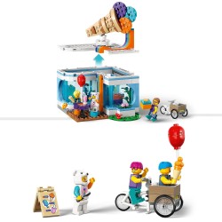 LEGO City Ice-Cream Shop Set with Toy Bike 60363