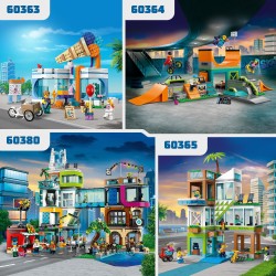 LEGO 60363 City Tienda de Helados con Carrito de los Helados de Juguete
