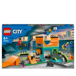 LEGO 60364 City Skatepark Set met Speelgoed Skateboard en Fiets