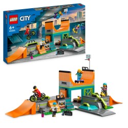 LEGO 60364 City Skatepark Set met Speelgoed Skateboard en Fiets