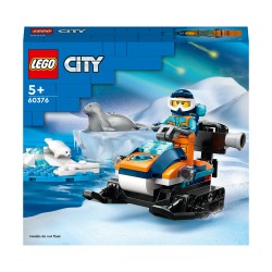 LEGO 60376 City Vehículo Motonieve Explorador del Ártico con Figuras