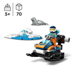 LEGO 60376 City Sneeuwscooter voor poolonderzoek Modelbouwpakket