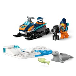 LEGO 60376 City Vehículo Motonieve Explorador del Ártico con Figuras