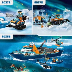 LEGO 60376 City Vehículo Motonieve Explorador del Ártico con Figuras