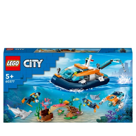 LEGO City Explorer Diving Boat Toy Ocean Set 60377