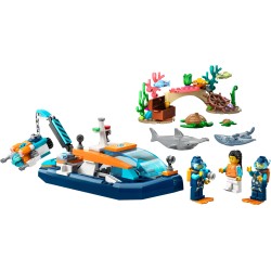 LEGO City Explorer Diving Boat Toy Ocean Set 60377