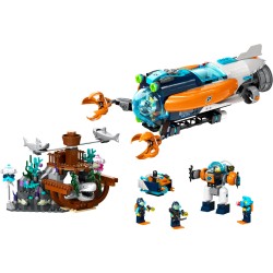 LEGO 60379 City Duikboot voor diepzeeonderzoek Onderwater Set