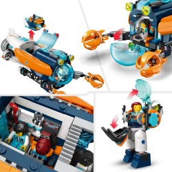 LEGO City 60379 Le Sous-Marin d’Exploration en Eaux Profondes