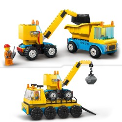 LEGO City Construction Trucks & Wrecking Ball 60391