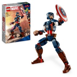 LEGO Marvel Super Heroes 76258 Marvel Figura de Construcción Capitán América, Juguete