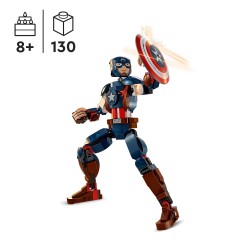 LEGO Marvel Super Heroes Marvel 76258 La Figurine de Captain America