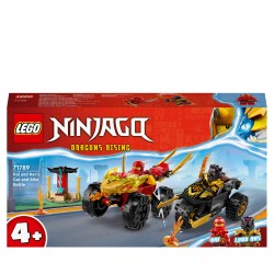 LEGO NINJAGO 71789 Le Combat en Voiture et en Moto de Kai et Ras