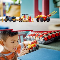 LEGO NINJAGO Kai and Ras's Car and Bike Battle 71789