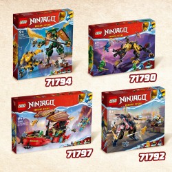 LEGO 71790 NINJAGO Perro Cazador del Dragón del Imperio, Juguete Ninja