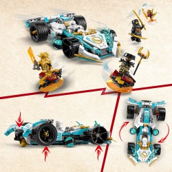 LEGO NINJAGO 71791 La Voiture de Course Spinjitzu   le Pouvoir du Dragon de Zane