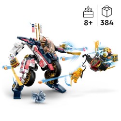 LEGO 71792 NINJAGO Sora’s transformerende mecharacemotor 2in1 Set