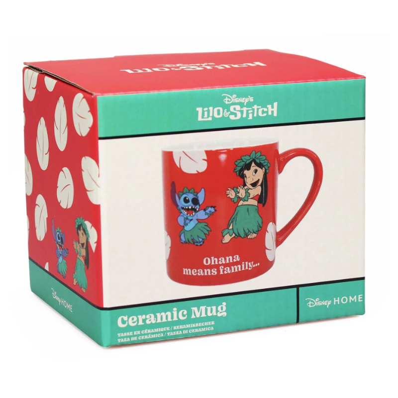 HALF MOON BAY - DISNEY - LILO & STITCH - CLASSIC MUG (BOXED) 3210ML - OHANA