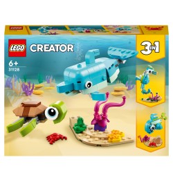 LEGO Creator 3-in-1 Creator 3in1 dolfijn en schildpad set 31128