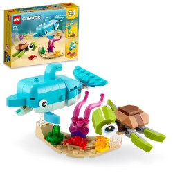 LEGO Creator 3-in-1 Creator 31128 Le Dauphin et La Tortue