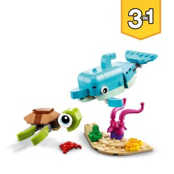 LEGO Creator 3-in-1 Delfin und Schildkröte