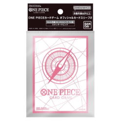 BANDAI GAMES - ONE PIECE CARD GAME - OFFICIAL SLEEVE 2023 - STANDARD PINK