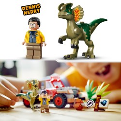 LEGO Jurassic World 76958 Jurassic Park Dilophosaurus hinderlaag​ Dinosaurus Speelgoed