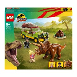 LEGO Jurassic World 76959 Jurassic Park Investigación del Triceratops, Juego de Dinosaurio