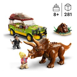 LEGO Jurassic World 76959 Jurassic Park Investigación del Triceratops, Juego de Dinosaurio