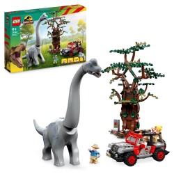 LEGO Jurassic World 76960 Jurassic Park Descubrimiento del Braquiosaurio con Coche