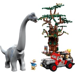 LEGO Jurassic World 76960 Jurassic Park Descubrimiento del Braquiosaurio con Coche