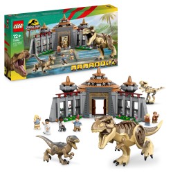 LEGO Jurassic World Jurassic Park 76961 Le Centre des Visiteurs   l’Attaque du T. Rex et du Vélociraptor