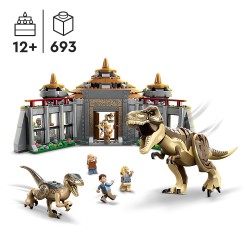 LEGO Jurassic World Jurassic Park Visitor Centre  T. rex & Raptor Attack 76961