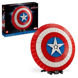 LEGO 76262 Marvel Escudo del Capitán América, Maqueta para adultos