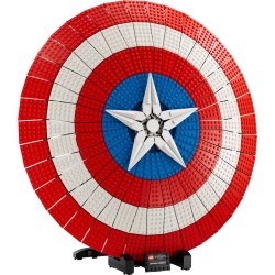 LEGO 76262 Marvel Escudo del Capitán América, Maqueta para adultos