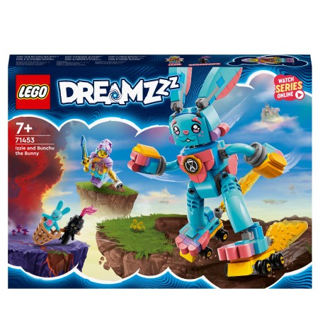 LEGO 71453 DREAMZzz Izzie en Bunchu het konijn Dieren Speelgoed Ddat op 2 Manieren Ggebouwd Kan Worden