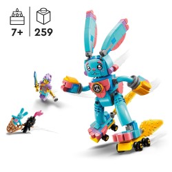 LEGO 71453 DREAMZzz Izzie en Bunchu het konijn Dieren Speelgoed Ddat op 2 Manieren Ggebouwd Kan Worden