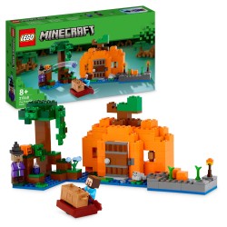 LEGO 21248 Minecraft La Granja-Calabaza Casa de Juguete con Figuras