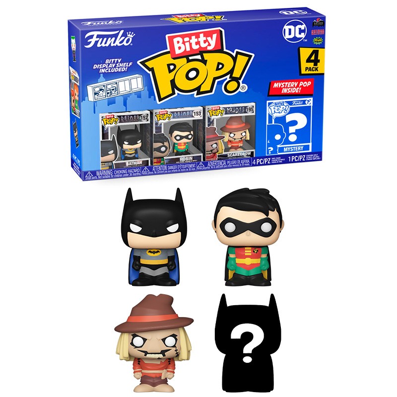 Bitty Pop! - DC - Batman 4 Pack