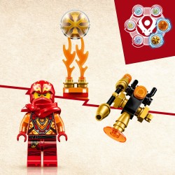 LEGO 71777 NINJAGO Spinjitzu Flip el Poder del Dragón de Kai, Juguete