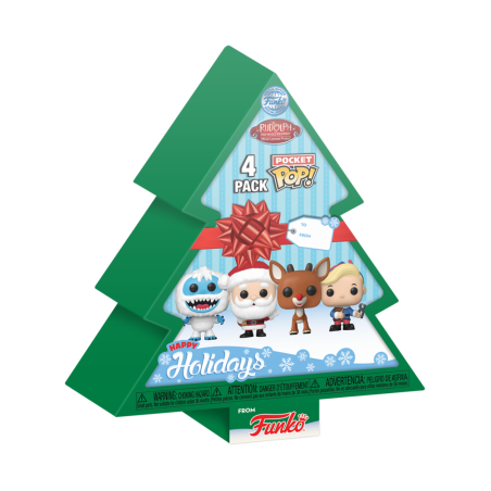 Pocket POP: Rudolph- Tree Holiday Box 4 pocket pop